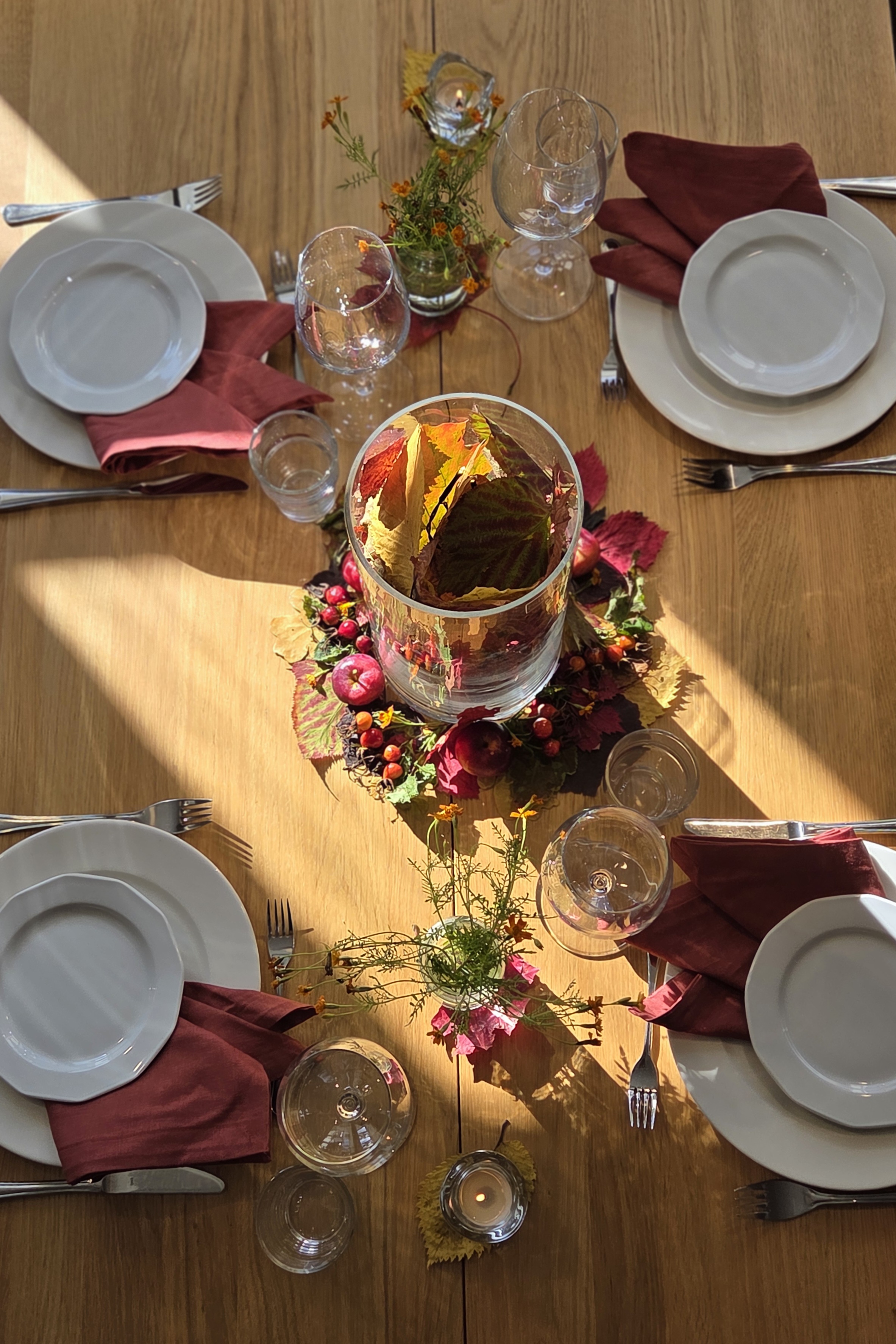 Autumn table styling